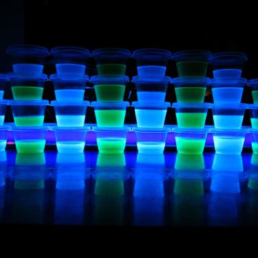 Glow in the Dark Jello Shots