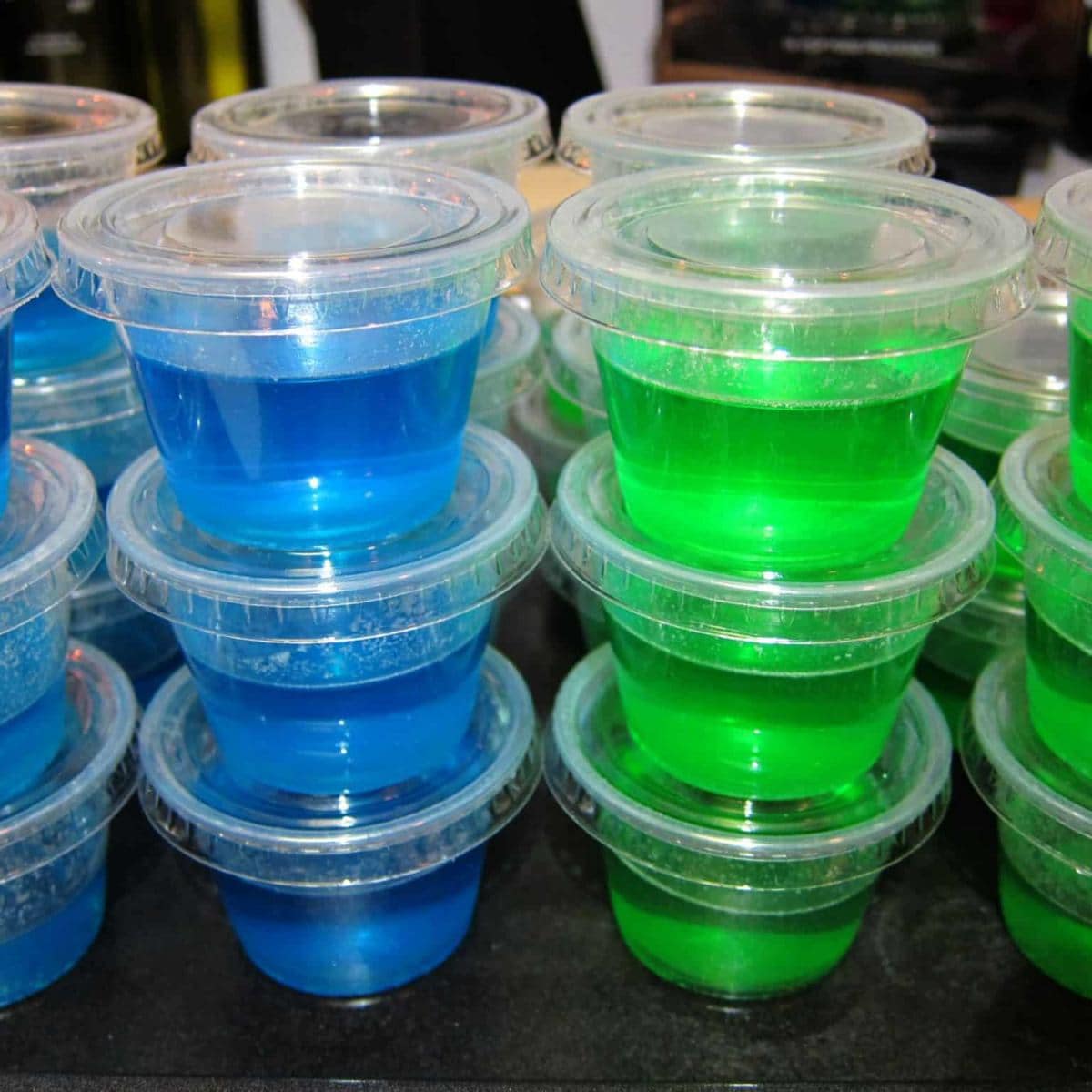 Blacklight Glowing Jello Shots