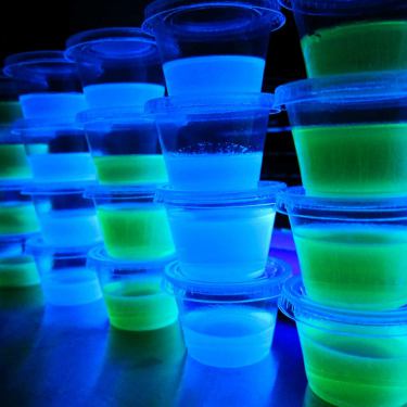 Blacklight Jello Shots 7