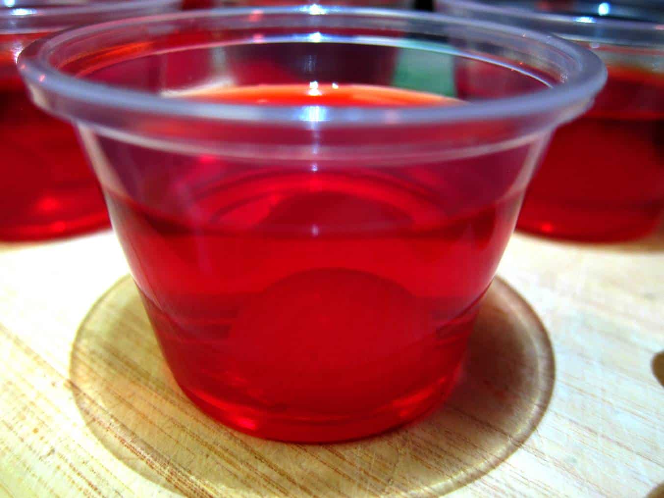 Cherry Bomb Jello Shots