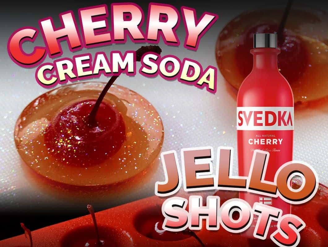 Cherry Vodka Cream Soda Jello Shots