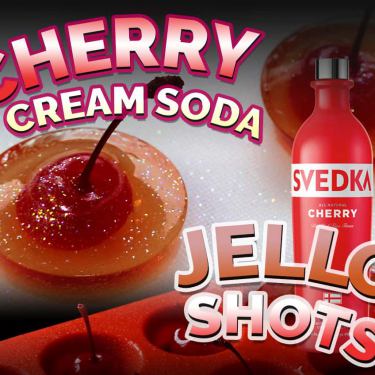 Cherry Vodka Cream Soda Jello Shots