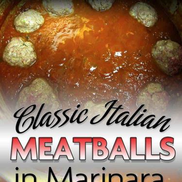 Homemade Classic Italian Meatballs