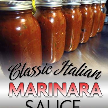 Classic Old World Italian Marinara Sauce