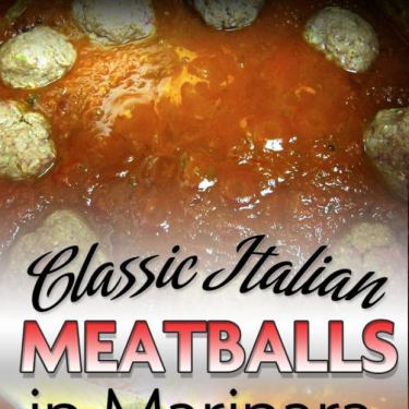 Homemdae Italian Meatballs Pinterest 1