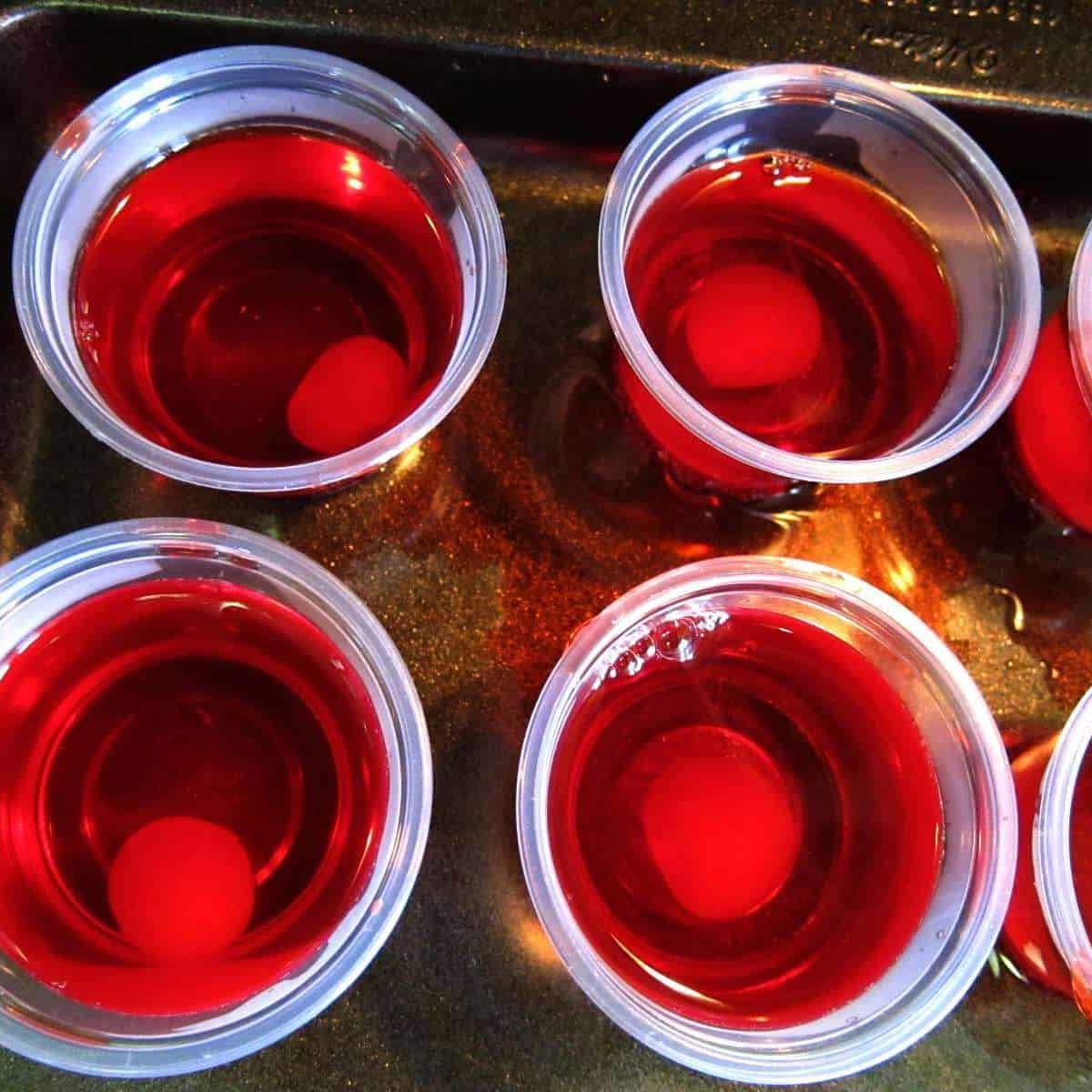 Cherry Bomb Jello Shots