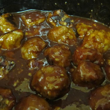 Honey Garlic Slow Cooker Meatballs