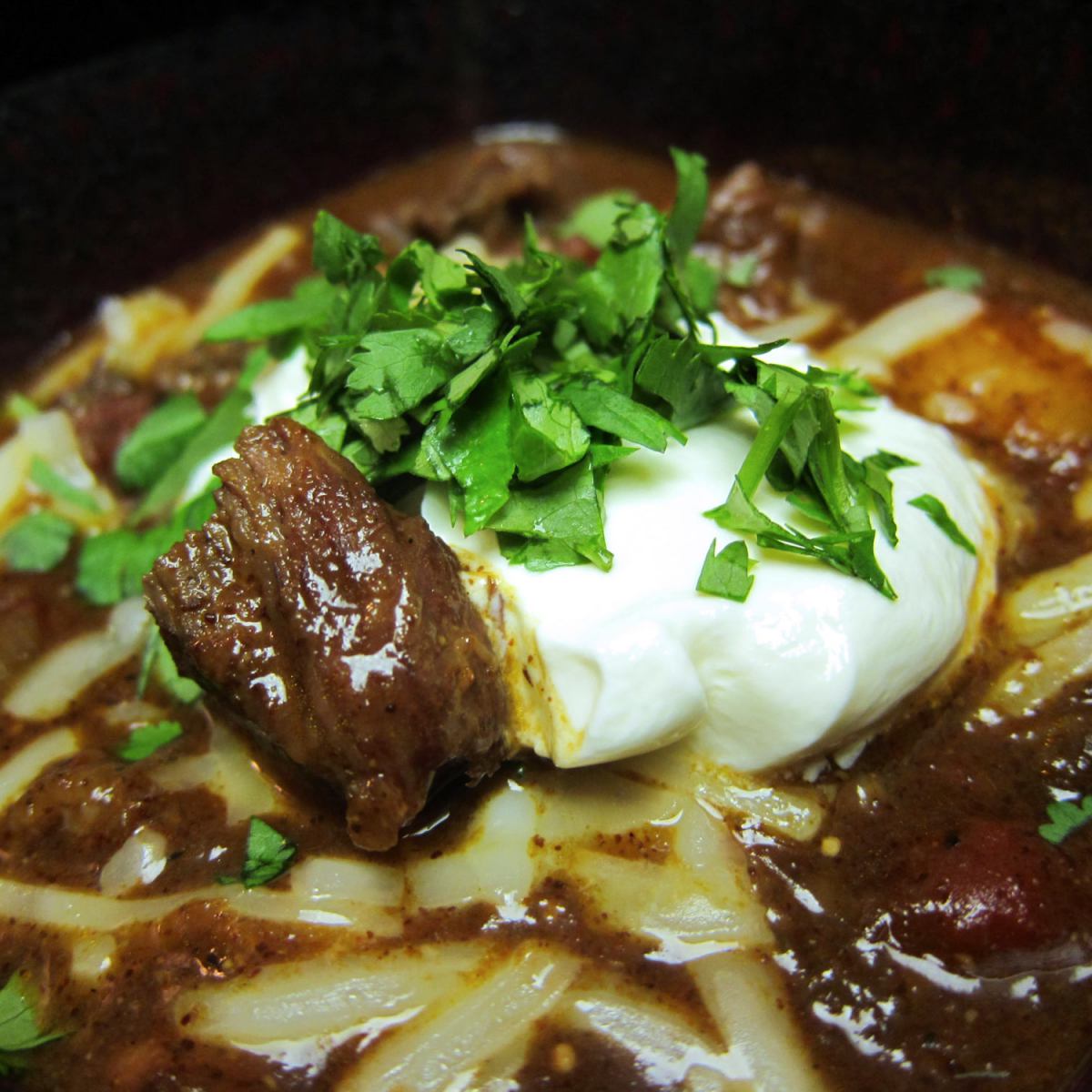 Skirt Steak Chili