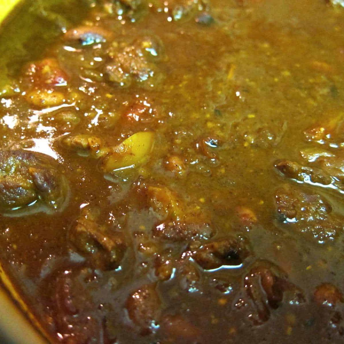 Thick & Hearty Skirt Steak Chili