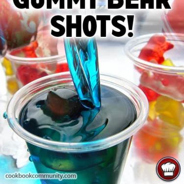 drunken blue gummy bear shots