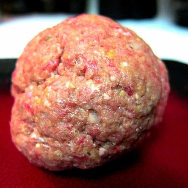 homemade meatball