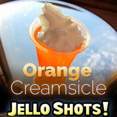 Orange Creamsicle Jello Shots