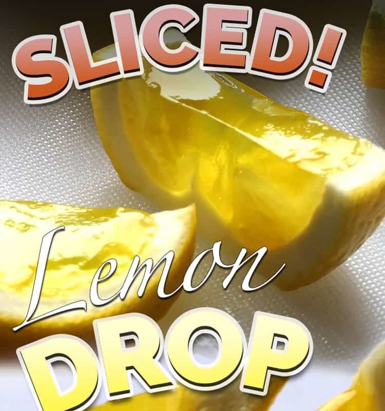 Lemon Drop Jello Shot Slices