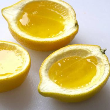 solid lemon halves jello