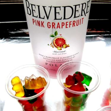 Drunken Vodka Gummy Bear Shots