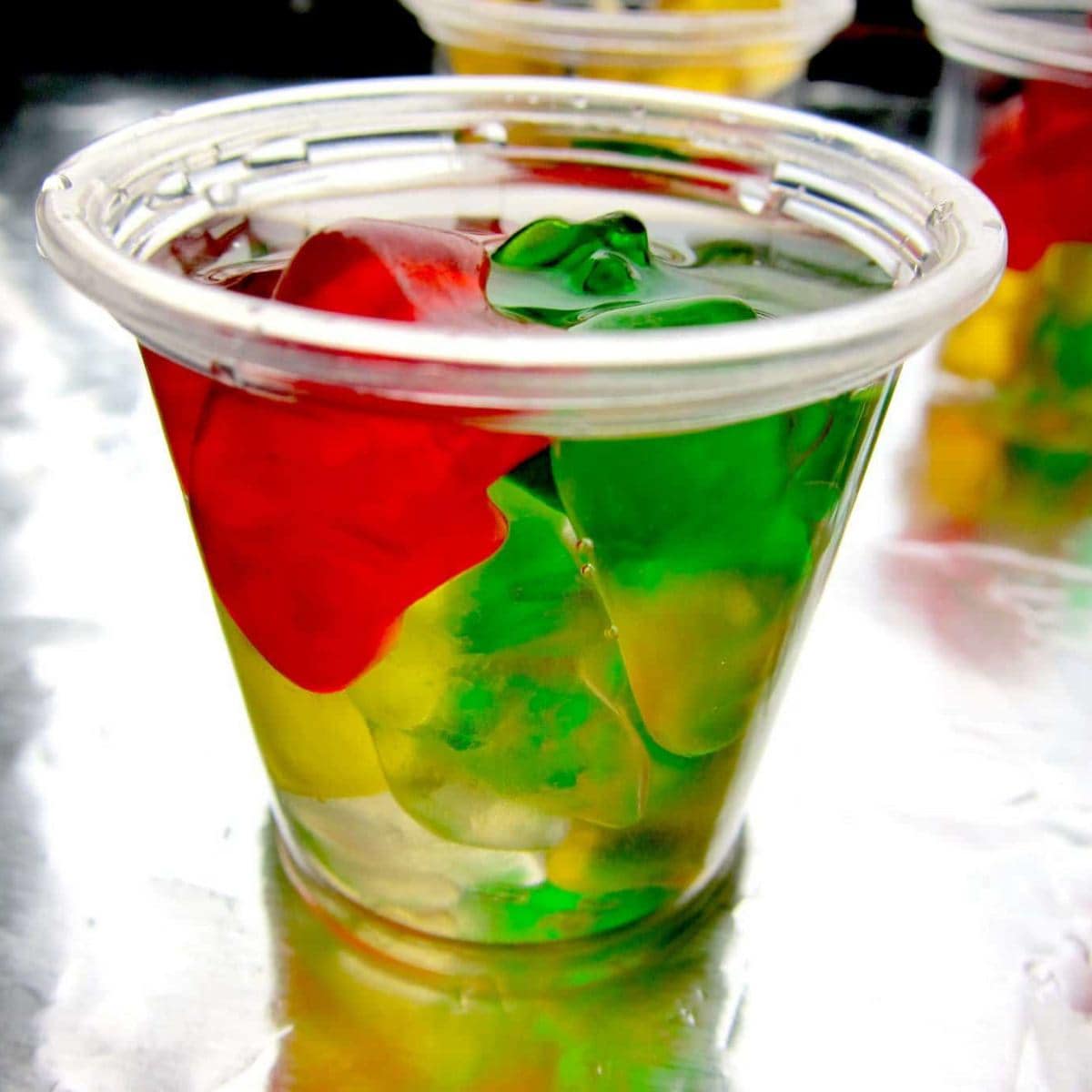 Drunken Vodka Gummy Bear Shots